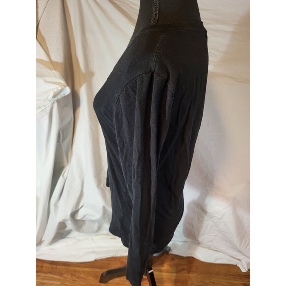 Franc Size Large Black Long Sleeve Shirt Made In Canada - Picture 3 of 6